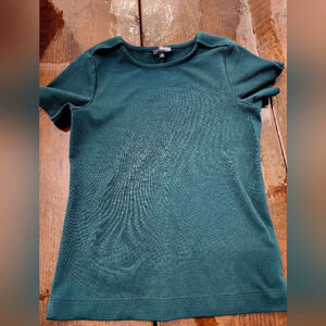 #044 The Limited XS Dressy Emerald Green Shirt